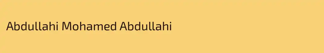 Abdullahi Mohamed Abdullahi